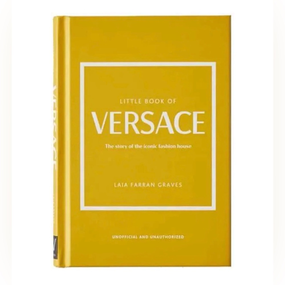Versace Yellow and Black Fashion Book